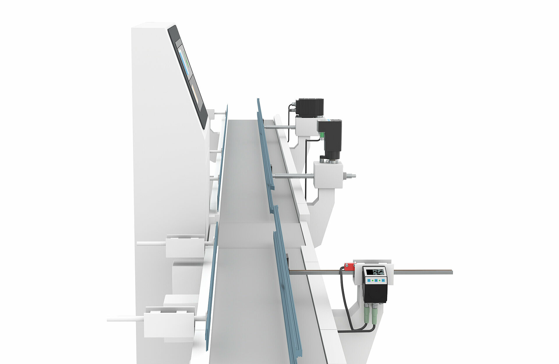 SIKO positioning systems for side guides and conveyor belts