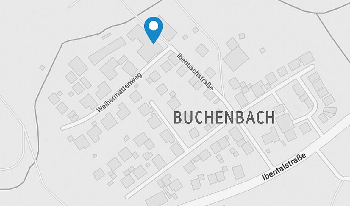 Map with a part of Buchenbach