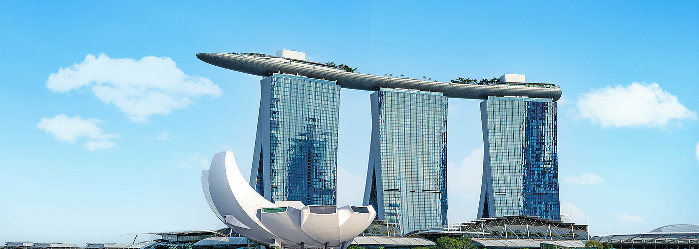 Monumento de Singapur Marina Bay Sands