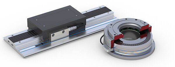 Linearmotor und Torquemotor mit SIKO Encoder 