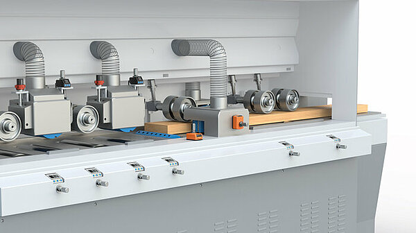 Sistemas de posicionamiento para máquinas cepilladoras y moldureras de SIKO