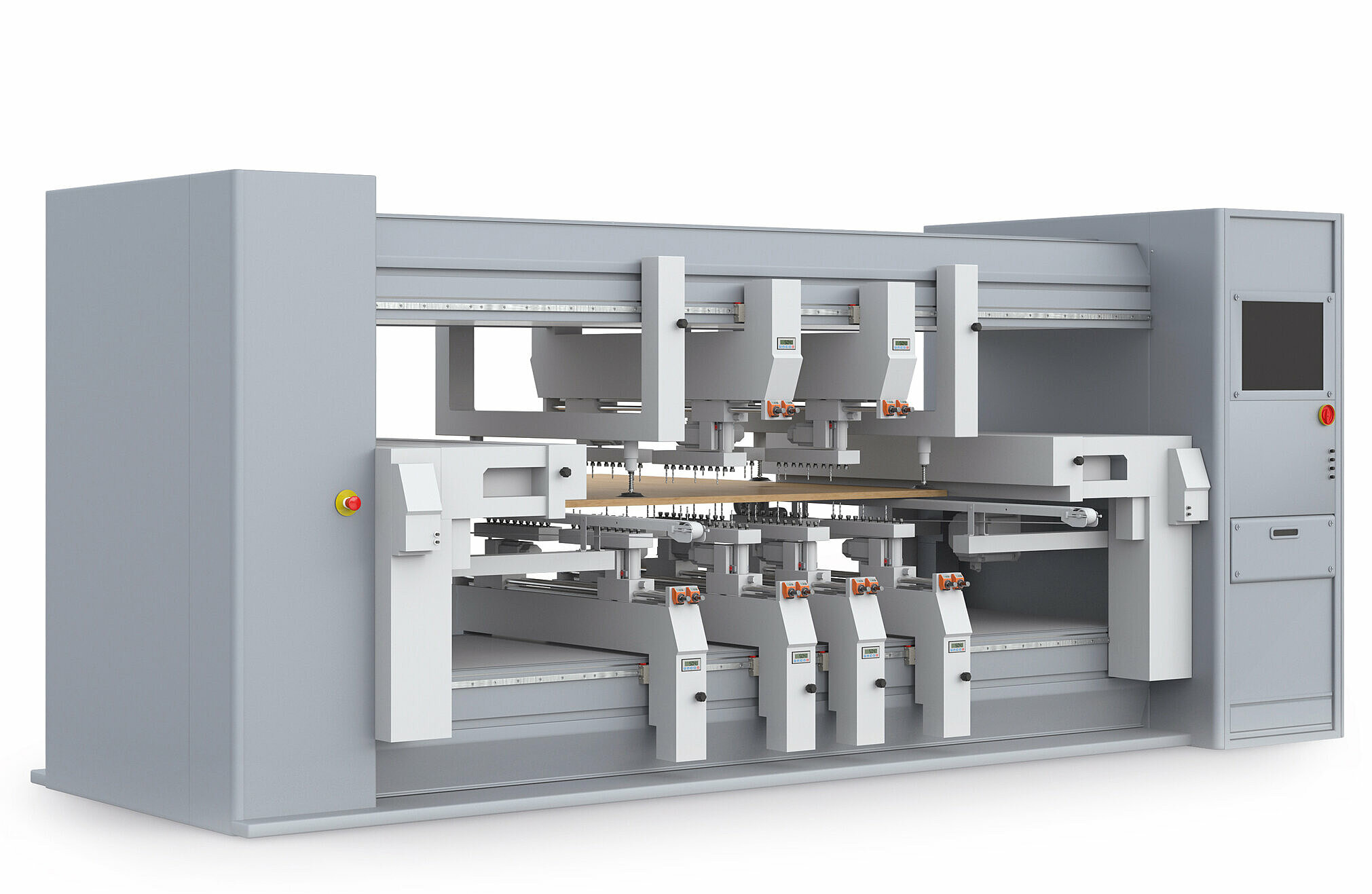 Systèmes de positionnement pour machines de perçage de chevilles