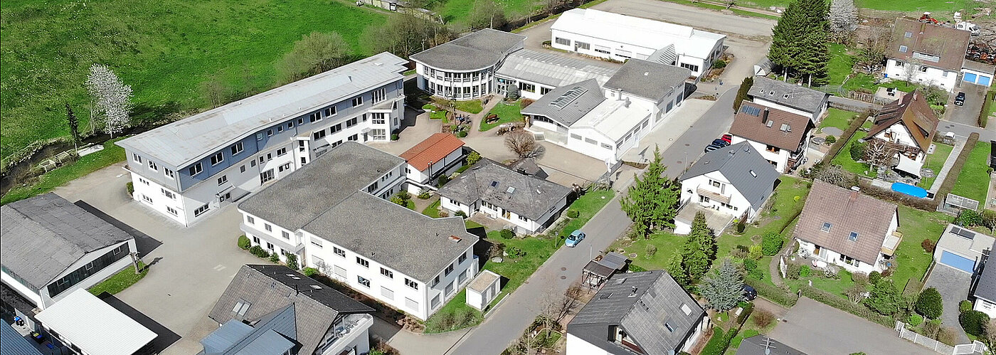 Aerial view of the SIKO site in Buchenbach, Germany