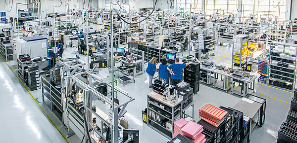 Electronics manufacturing at the SIKO site in Bad Krozingen