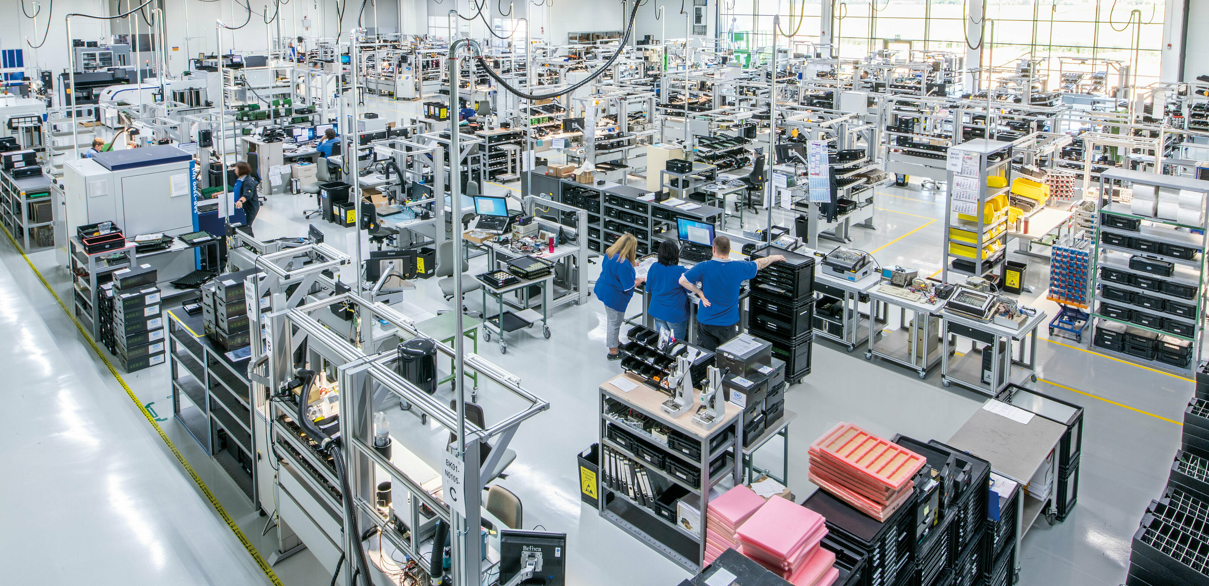 Electronics manufacturing at the SIKO site in Bad Krozingen