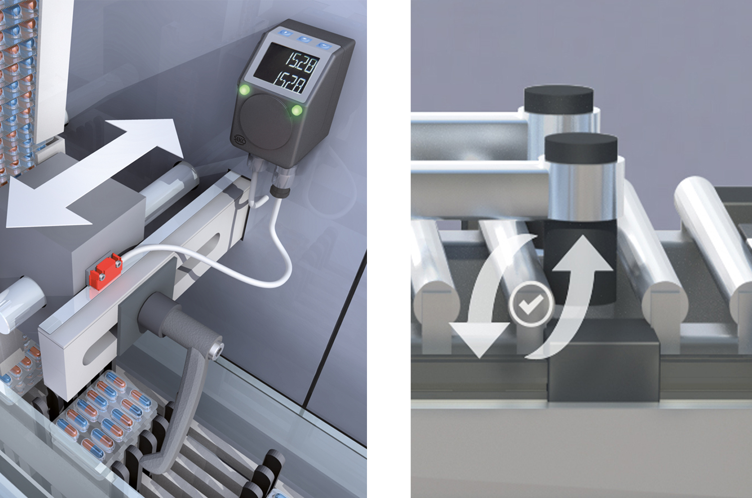 SIKO AP10S Positioniersystem für Linearverstellungen SIKO AP10S Positioniersystem für Linearverstellungen