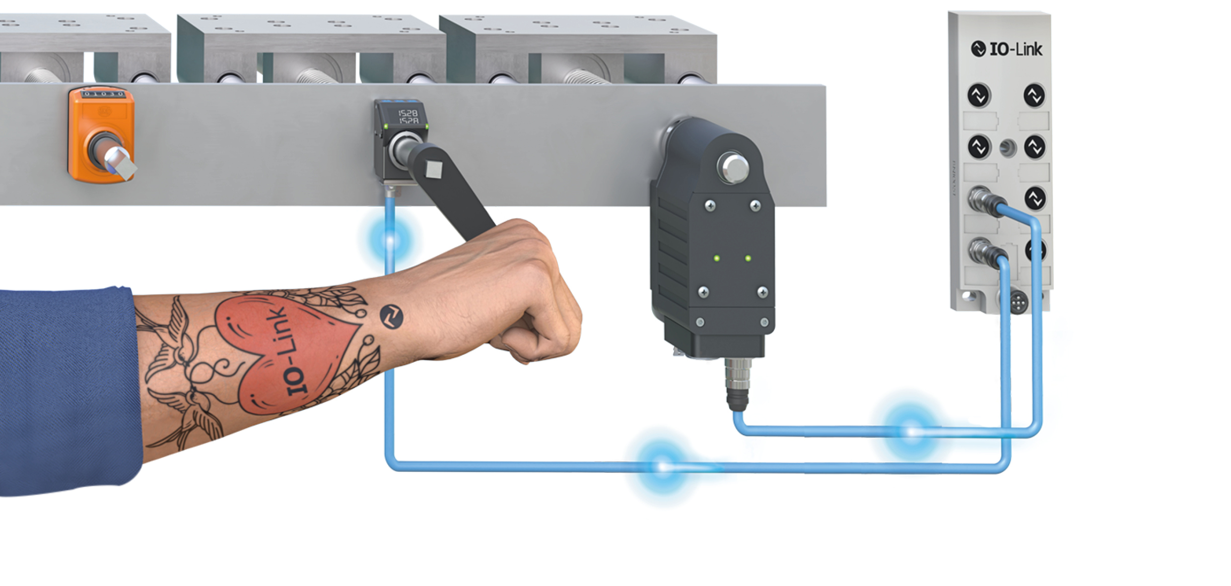 SIKO positioning systems with IO-Link communication